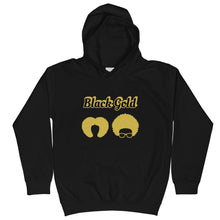 Load image into Gallery viewer, Black Gold Kids Hoodie