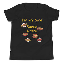 Load image into Gallery viewer, Comic Superhero Youth Short Sleeve T-Shirt