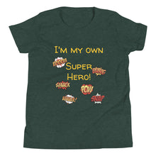 Load image into Gallery viewer, Comic Superhero Youth Short Sleeve T-Shirt