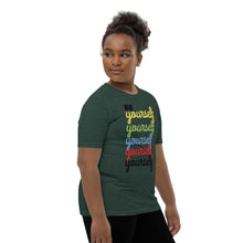 Load image into Gallery viewer, Be Yourself Youth Short Sleeve T-Shirt