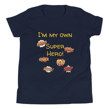 Load image into Gallery viewer, Comic Superhero Youth Short Sleeve T-Shirt