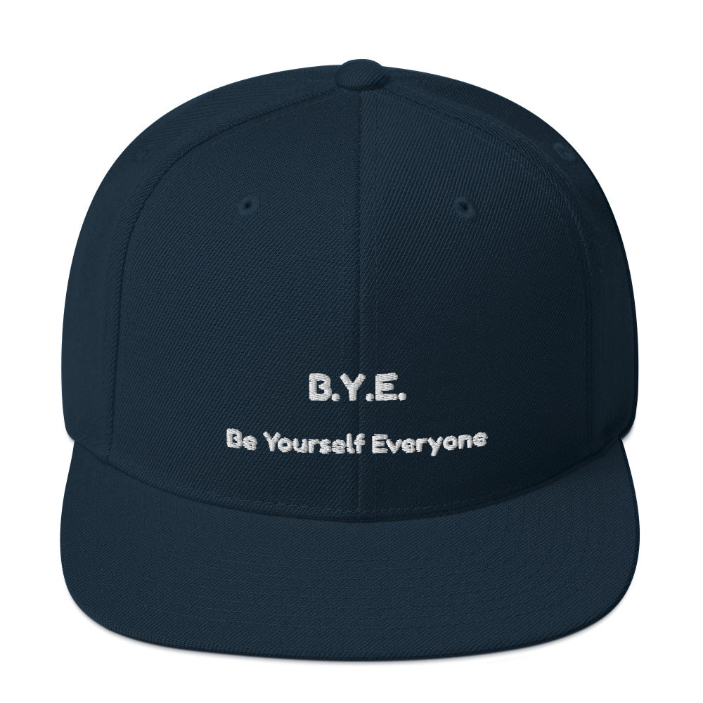 B.Y.E. Snapback Hat
