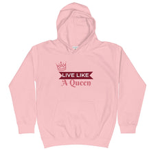 Load image into Gallery viewer, Live Like A Queen Kids Hoodie
