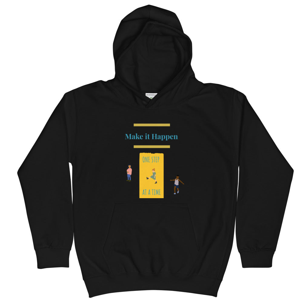 One Step At A Time Kids Hoodie