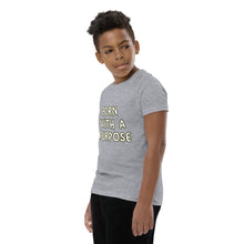 Load image into Gallery viewer, Born With A Purpose Youth Short Sleeve T-Shirt
