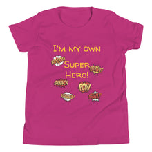 Load image into Gallery viewer, Comic Superhero Youth Short Sleeve T-Shirt
