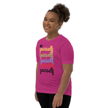 Load image into Gallery viewer, Be Yourself Youth Short Sleeve T-Shirt
