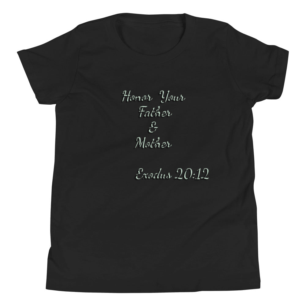 Honor Your Father & Mother Youth Short Sleeve T-Shirt