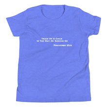 Load image into Gallery viewer, Train Up A Child Youth Short Sleeve T-Shirt
