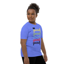 Load image into Gallery viewer, Be Yourself Youth Short Sleeve T-Shirt
