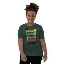 Load image into Gallery viewer, Be Yourself Youth Short Sleeve T-Shirt
