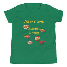 Load image into Gallery viewer, Comic Superhero Youth Short Sleeve T-Shirt
