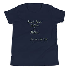 Load image into Gallery viewer, Honor Your Father &amp; Mother Youth Short Sleeve T-Shirt
