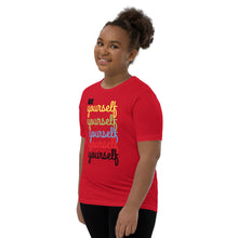 Load image into Gallery viewer, Be Yourself Youth Short Sleeve T-Shirt
