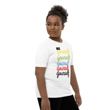 Load image into Gallery viewer, Be Yourself Youth Short Sleeve T-Shirt
